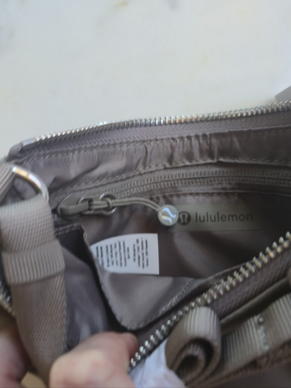 NWT Lululemon City Essentials Mini Shoulder Bag In Fall Colors -taupe IL - Picture 14 of 16